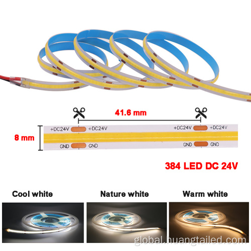 Flexible Led Strip Lights 220v Customized Cob Flex LED Strips Supplier